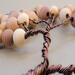 bottom view from trunk details of various decorative wood beads